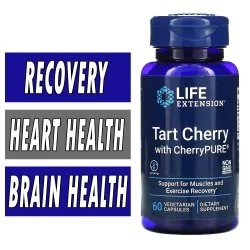 Life Extension Tart Cherry - 60 Veg Capsules Image