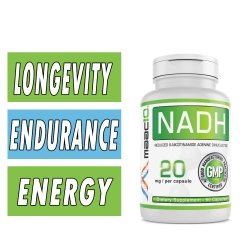 MAAC10 Formulas NADH - 20 mg - 60 Capsules Bottle Image