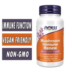 Immune Renew By NOW, 90 Veg Caps Image