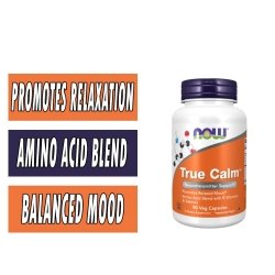 NOW True Calm - 90 Veg Capsules bottle image