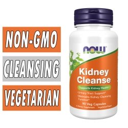 NOW Kidney Cleanse - 90 Veg Capsules Bottle Image