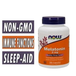 Melatonin, By NOW Foods, 5mg, 180 VCaps