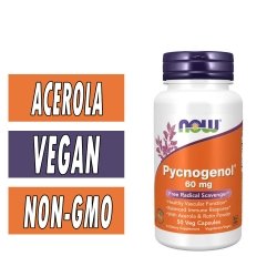 NOW Pycnogenol - 60 mg - 50 Veg Capsules