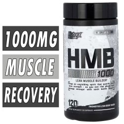 Nutrex HMB 1000, 120 Black Caps Bottle Image