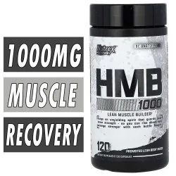 Nutrex HMB 1000, 120 Black Caps Bottle Image