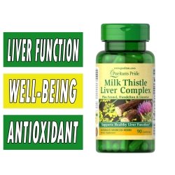 Puritan's Pride Milk Thistle Liver Complex - 90 Capsules