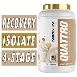 Quattro Protein - Magnum Nutraceuticals - 4 Stage Protein Isolate Bottle Image