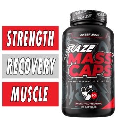 Raze Mass Caps - REPP Sports - 120 Capsules Bottle Image