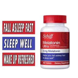 Schiff Melatonin Ultra, 3mg, 365 Tabs