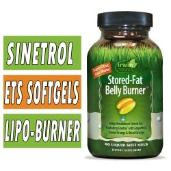 Stored Fat Belly Burner - Irwin Naturals - 60 Liquid Softgels Bottle Image