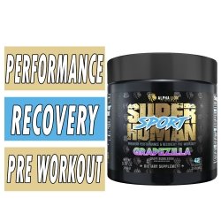 SuperHuman Sport - Grapezilla - 42 Servings - Bottle Image