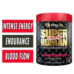 SuperHuman Supreme - Alpha Lion - Hardcore Stim Pre Workout Bottle Image