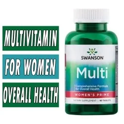 Swanson Multi Women's Prime - 90 Tabs Bottle Image