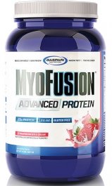 MyoFusion Advanced, By Gaspari Nutrition, Strawberries and Cream, 2lb