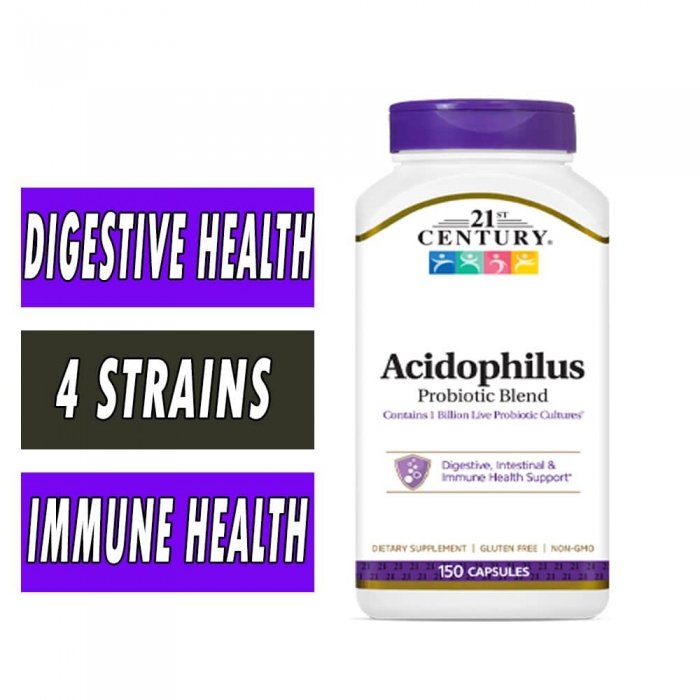 21st Century Acidophilus Probiotic Blend - 150 Capsules