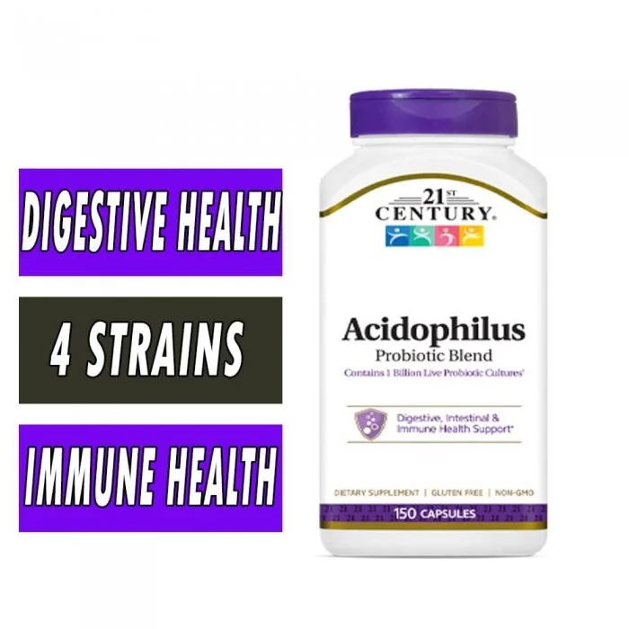 21st Century Acidophilus Probiotic Blend - 150 Capsules