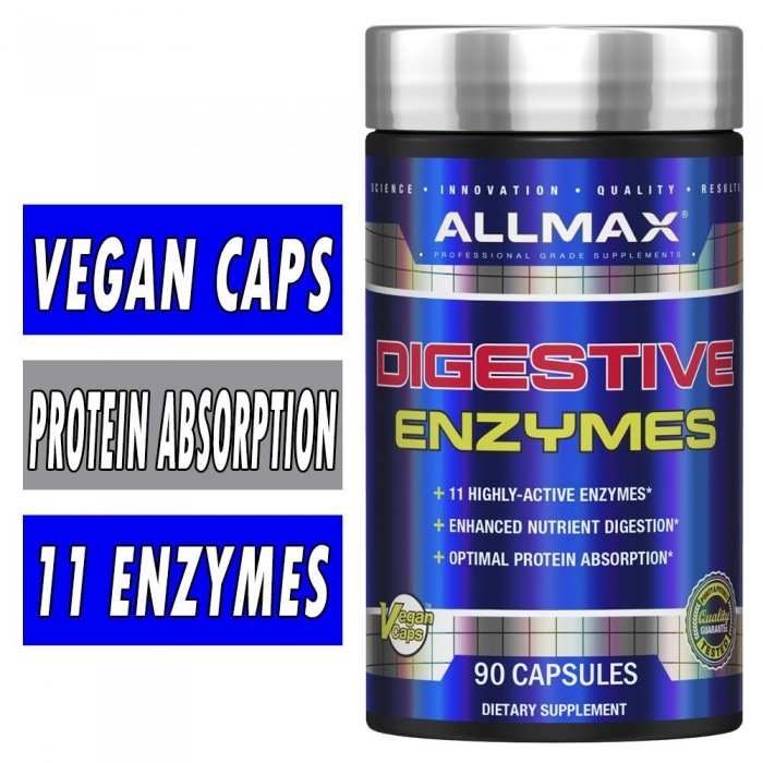 Allmax Digestive Enzymes 90 Caps