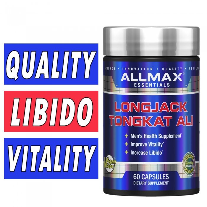 Allmax Longjack Tongkat Ali - 325 mg - 60 Capsules Bottle Image