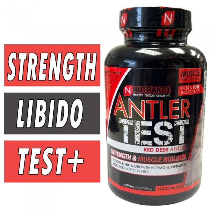 Antler Test - NutraKey - 120 Capsules Bottle Image