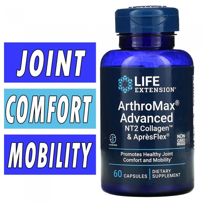 Life Extension ArthroMax Advanced - 60 Capsules Bottle Image