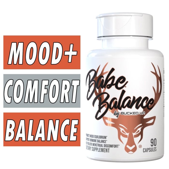 Bucked Up Babe Balance - 90 Capsules Bottle Image