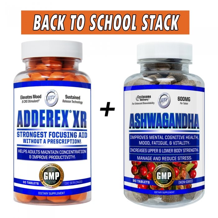 Back To School Stack - Hi Tech Pharmaceuticals (Focus/Stress) Bottle Image