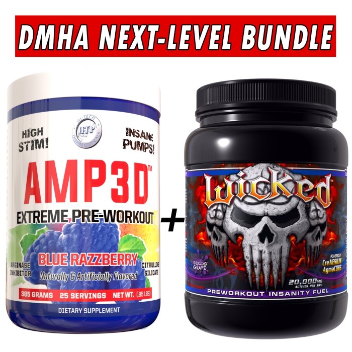 DMHA Next-Level Pre Workout Bundle Bottle Image