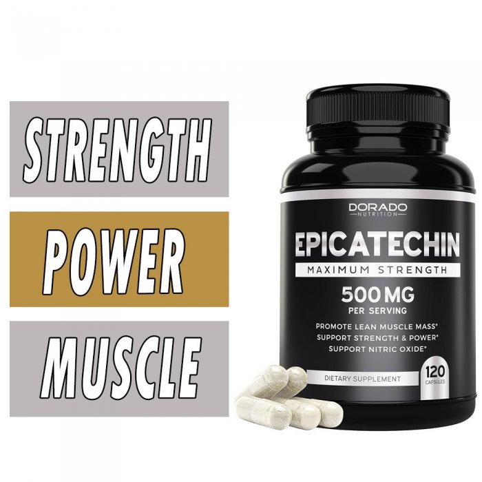 Dorado Nutrition Epicatechin Extract - 500 mg - 120 Capsules Bottle Image