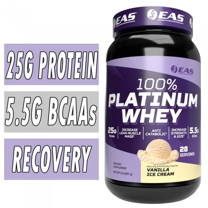 EAS Platinum Whey Protein Bottle Image