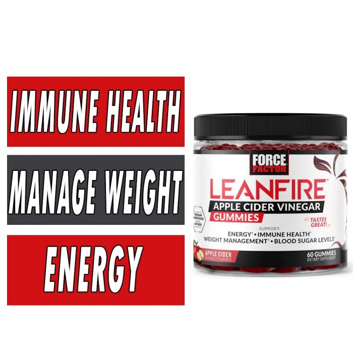 LeanFire Apple Cider Vinegar Gummies Bottle Image