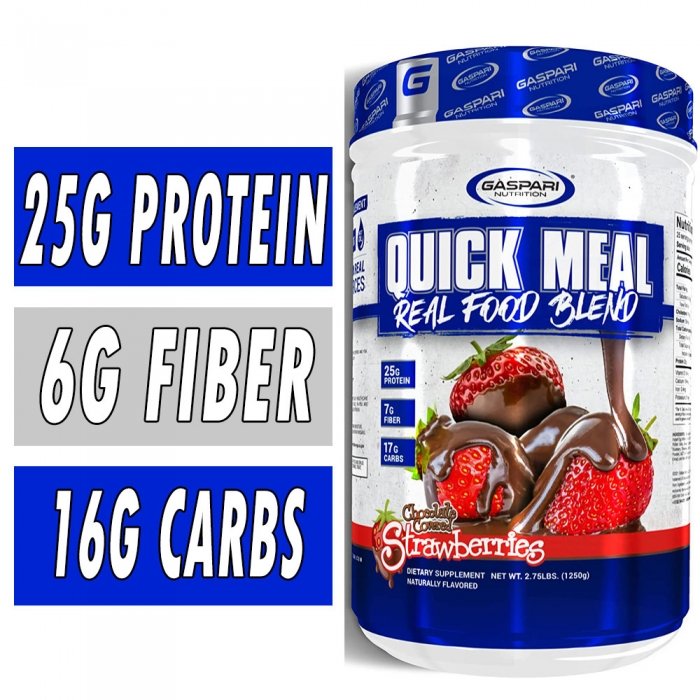 Gaspari Quick Meal - Real Food Blend Bottle Image