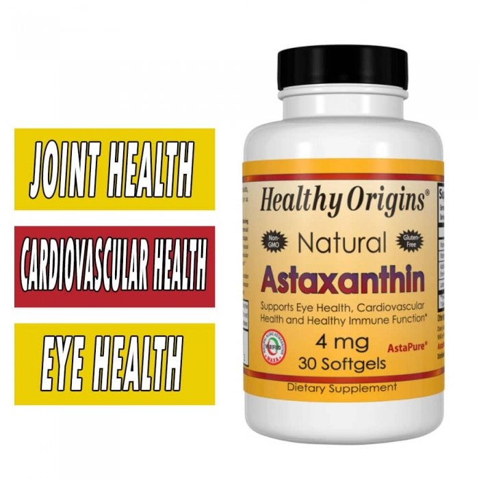 Healthy Origins Astaxanthin Softgels