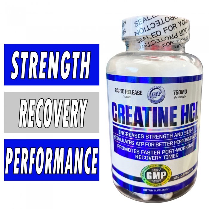 Hi-Tech Pharmaceuticals Creatine HCL - 120 Capsules Bottle Image