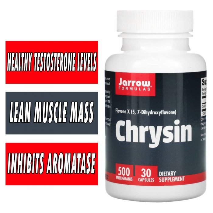 Jarrow Formulas Chrysin - 500 mg - 30 Capsules