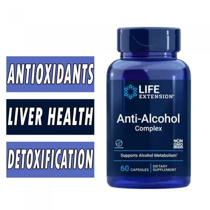 Life Extension Anti-Alcohol Complex - 60 Capsules