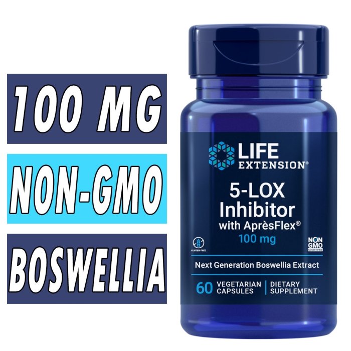 Life Extension Forskolin 5-LOX Inhibitor with ApresFlex Bottle Image