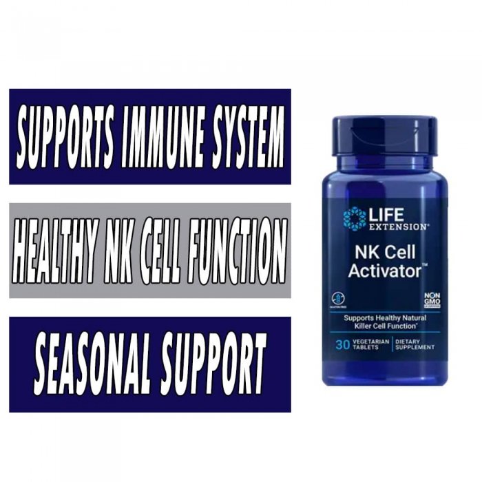 Life Extension NK Cell Activator - 30 Veg Tabs bottle image