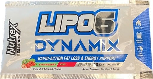 Lipo 6 Dynamix By Nutrex, Strawberry Kiwi, Sample Packet