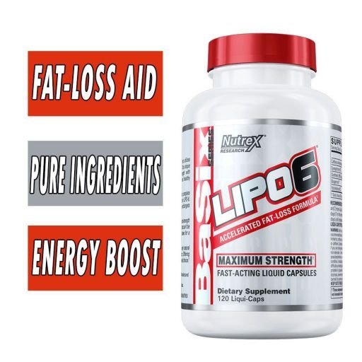 Lipo 6 By Nutrex, White Label Bottle