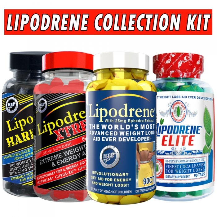 Lipodrene Fat Burners Collection Kit - Hi Tech Pharmaceuticals Bottle Image