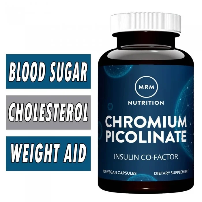 MRM Chromium Picolinate - 200 mcg - 100 Vegan Capsules