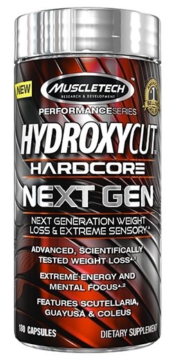 Hydroxycut Hardcore, Next Gen, By MuscleTech, 180 Caps,