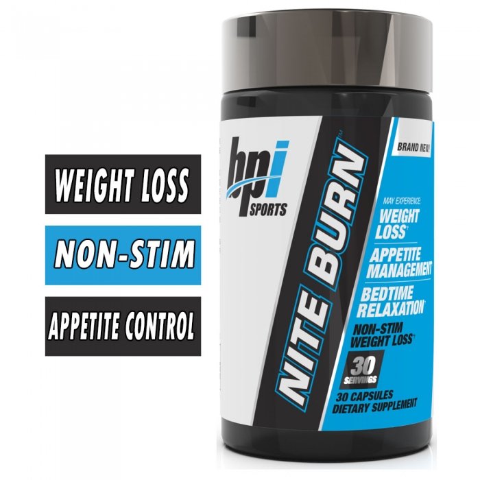 Nite Burn By BPI Sports, 30 Capsules