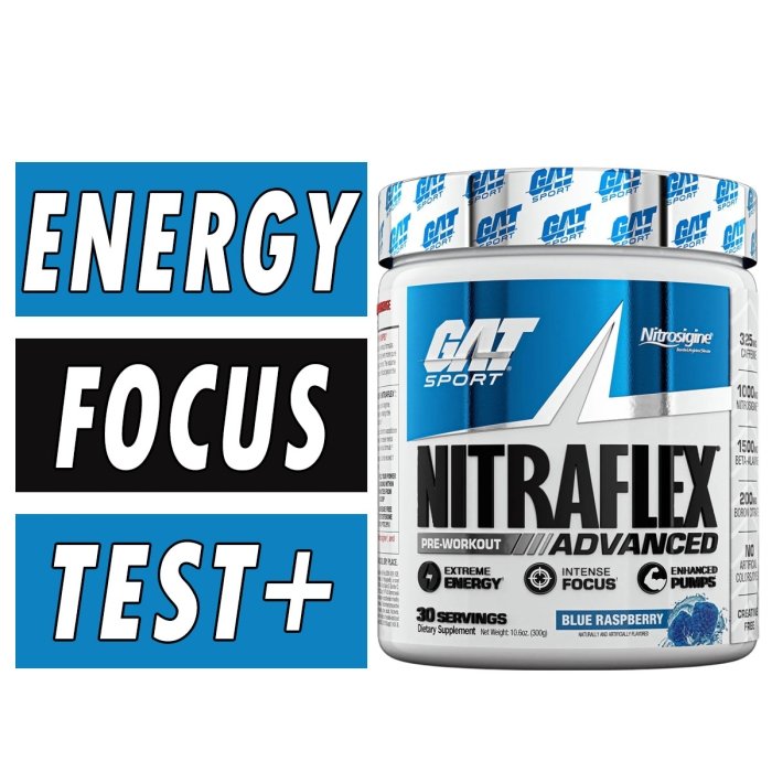 Nitraflex By GAT, Pre Workout Bottle Image