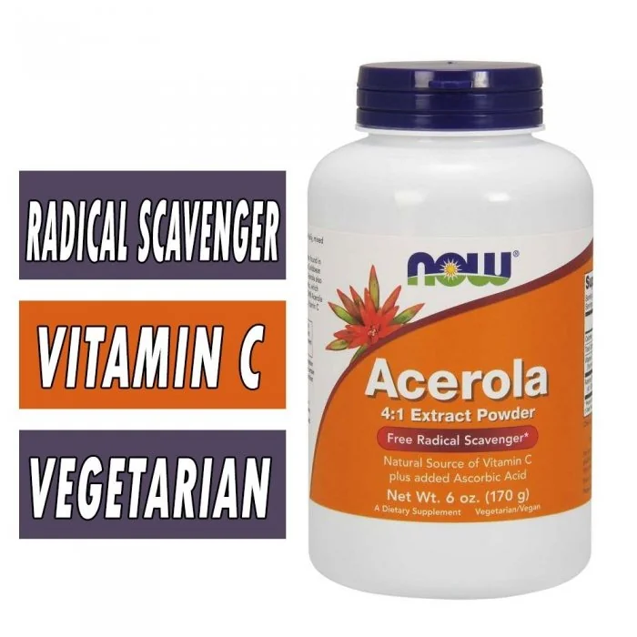 NOW Acerola Powder - 6 oz