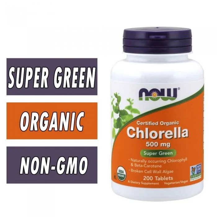 NOW Chlorella - 500 MG - 200 TABS