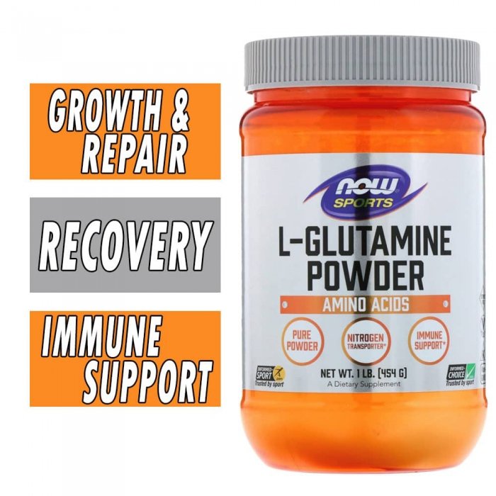 NOW Sports, L-Glutamine, 1 lb