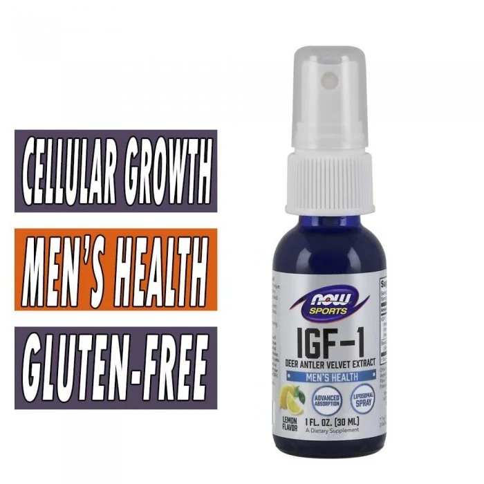 NOW Foods, IGF-1 + ,Liposomal Spray, - 1 oz.