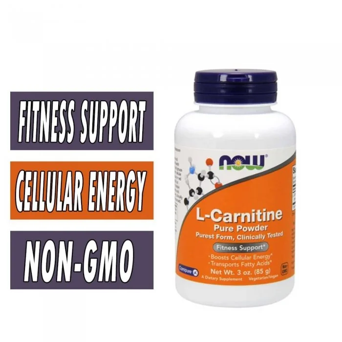 NOW L-Carnitine Pure Powder - 3 oz.