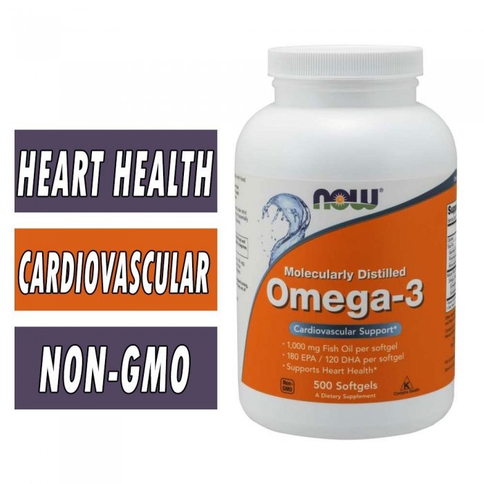 NOW Omega 3 Softgels